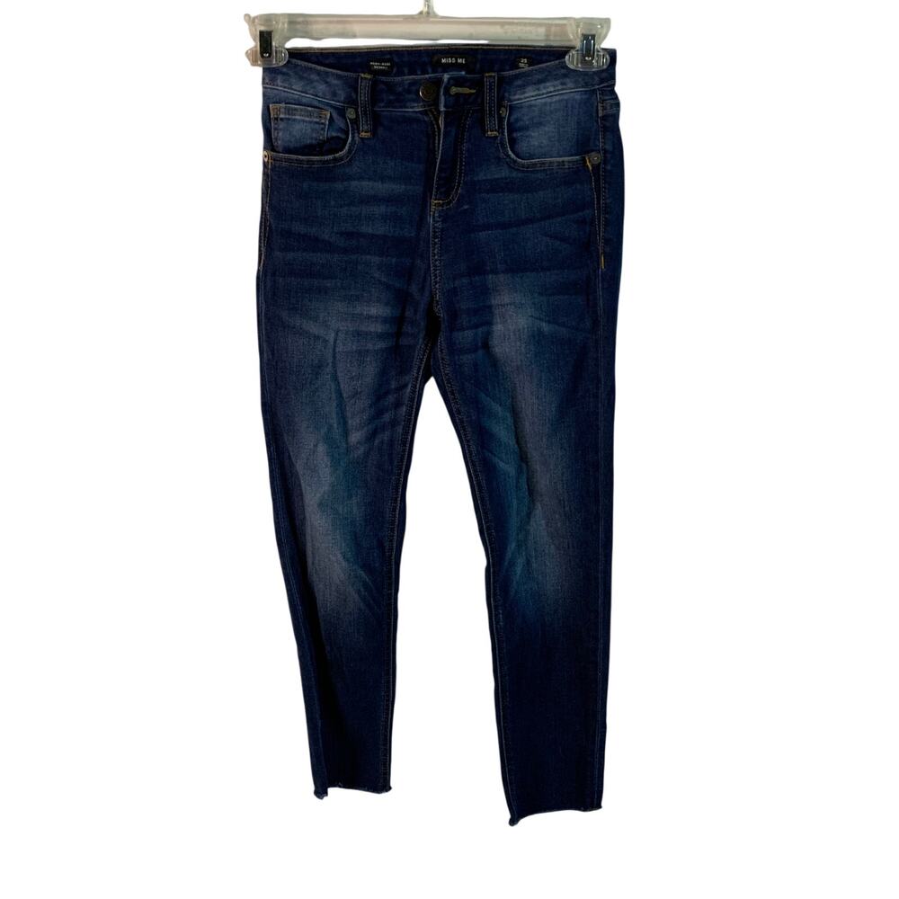 Miss me skinny high rise medium wash crop size 25 H1001S76